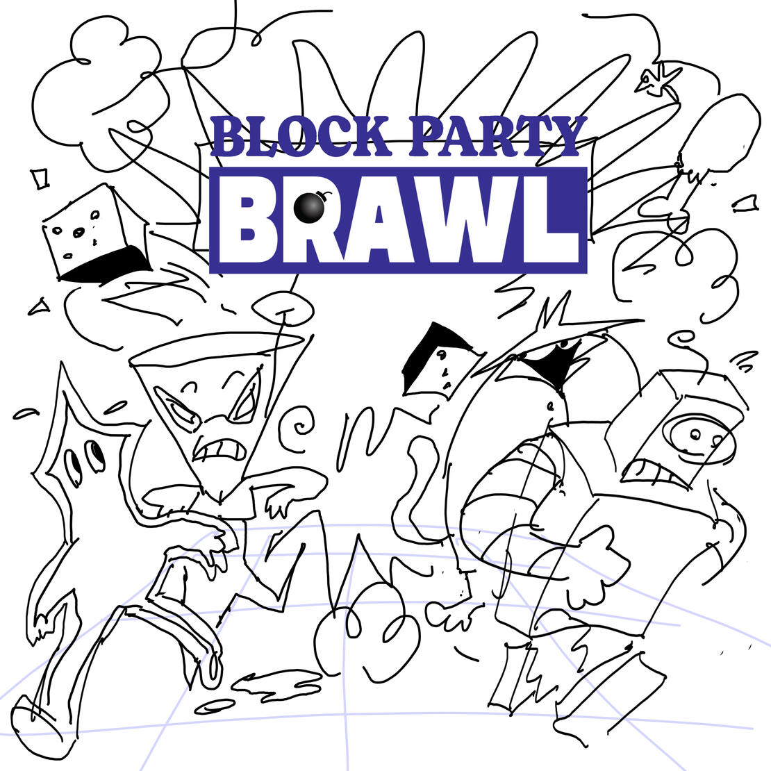 Early box art sketch #1