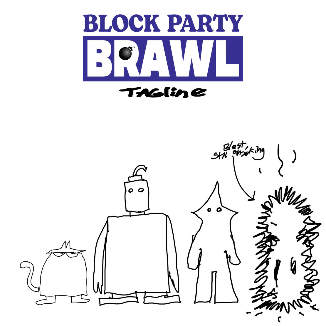 Early box art sketch #2